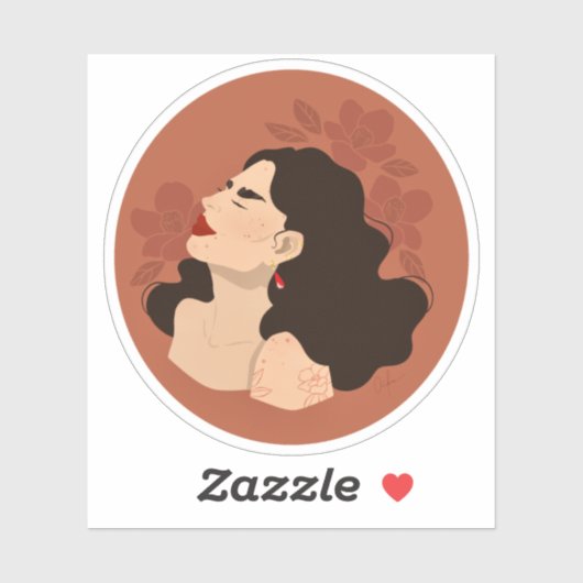 Sticker Acne Beaut positif (Feuille)