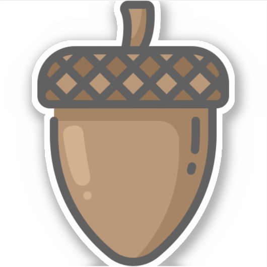 Sticker acorn (Devant)