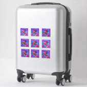 Sticker Acrophobie (Sur valise)
