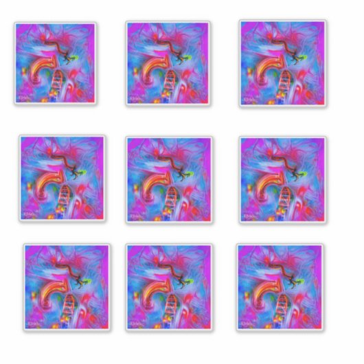 Sticker Acrophobie (Devant)