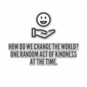 Sticker Acte de gentillesse aléatoire (Devant)