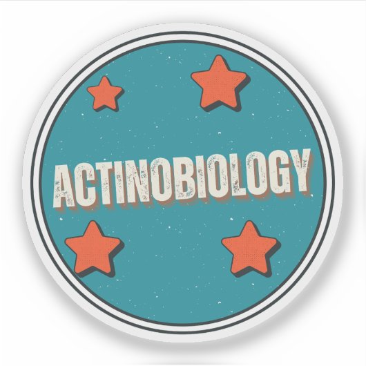 Sticker Actinobiologie (Devant)
