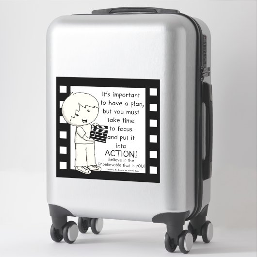 Sticker Action (Sur valise)