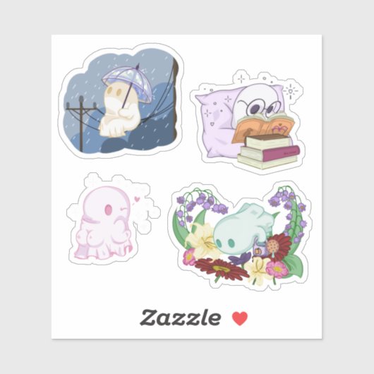 Sticker Activités de fantôme (Feuille)