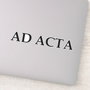Sticker Ad acta
