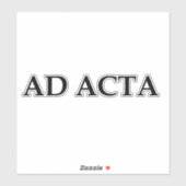 Sticker Ad acta (Feuille)