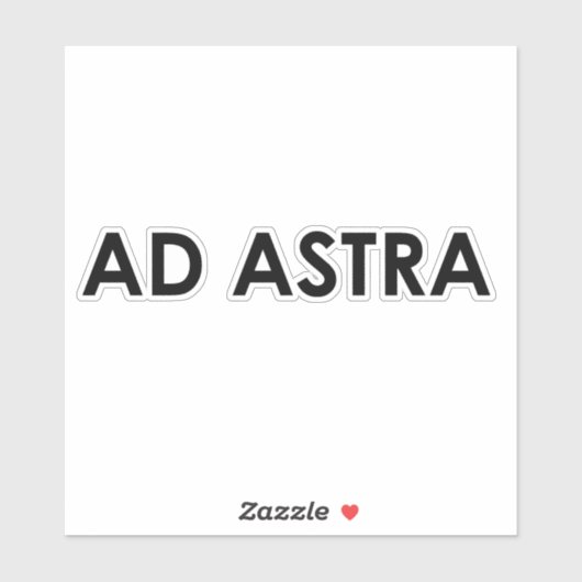 Sticker Ad astra (Feuille)
