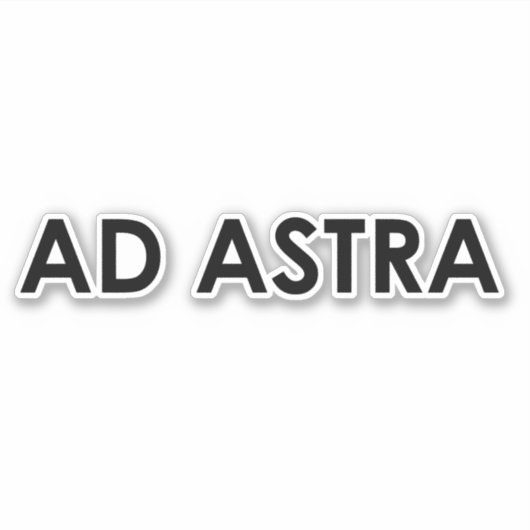 Sticker Ad astra (Devant)