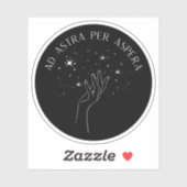 Sticker Ad Astra Per Aspera | Citation de l'Amérique latin (Feuille)
