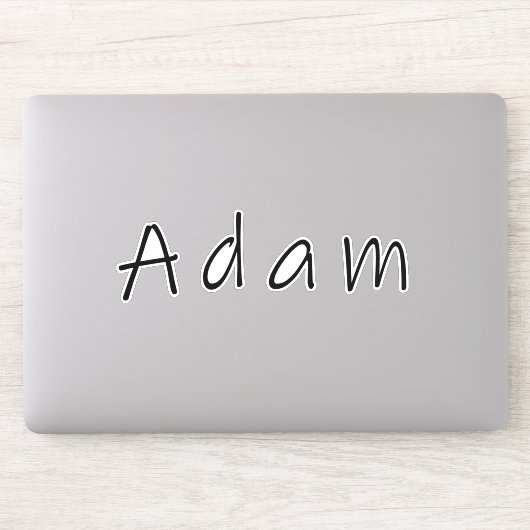 Sticker Adam nom, pour Adam (Ordinateur)