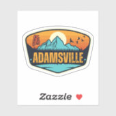 Sticker Adamsville, Alabama (Feuille)