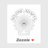 Sticker Adaptez l'autocollant Vinyl (Feuille)