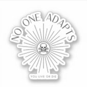 Sticker Adaptez l'autocollant Vinyl (Devant)