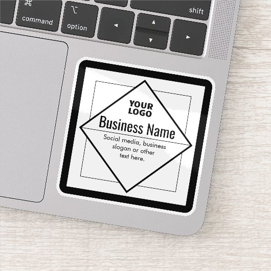 Sticker Add Your Logo Customizable Template (Détail)