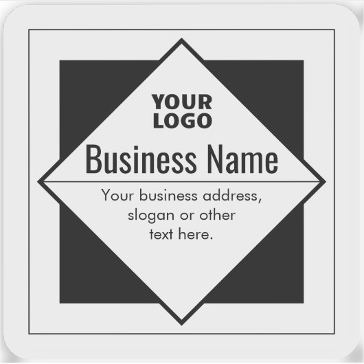Sticker Add Your Logo Customizable Template (Devant)