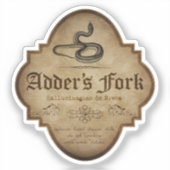 Sticker Adder's Fork Apothecary DC (Recto)