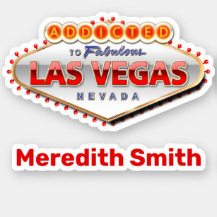 Sticker Addicé Au Fabuleux Las Vegas, NV