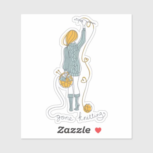 Sticker Addict tricot (Feuille)