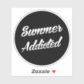 Sticker Addicted de Summer (Feuille)