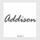 Sticker Addison, pour Addison (Feuille)
