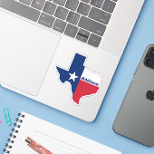 Sticker Addison Texas (Ordinateur portable avec iPhone)