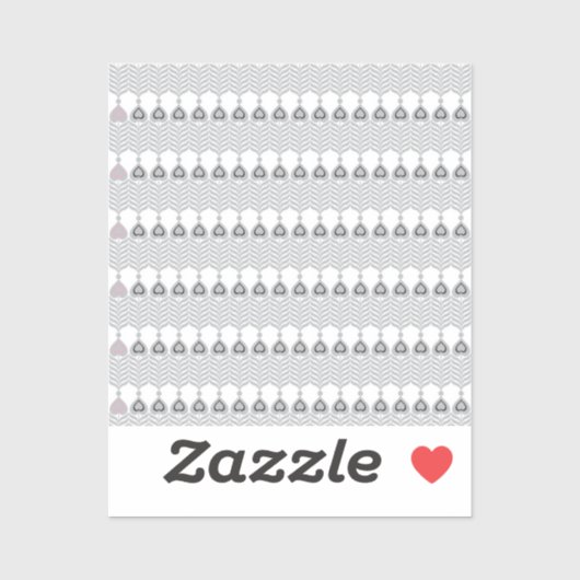 Sticker Adhésifs vinyles en forme de cœur mignons | Esthét (Feuille)