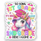 Sticker Adieu CE1 CE2 Me voilà (Recto)