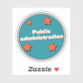 Sticker Administration Publique (Feuille)