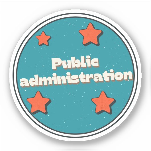 Sticker Administration Publique (Devant)