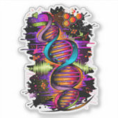 Sticker ADN de musique (Devant)