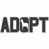 Sticker Adopter les animaux (Devant)