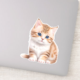 Sticker adorable Baby Kitten mignonne Feline