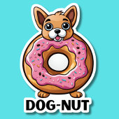 Sticker Adorable Chien-Nut étanche