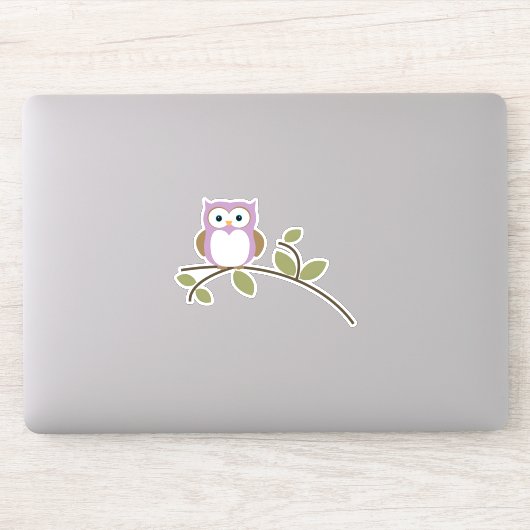 Sticker Adorable Chouette de dessin (Ordinateur)