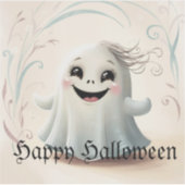 Sticker Adorable Ghomajorité ami Halloween Design (Devant)