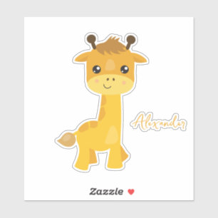 Sticker Adorable Giraffe