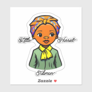 Sticker Adorable Petite Harriet Tubman Histoire noire