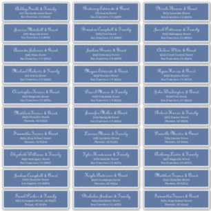 Sticker Adresse du Mariage de script classique simple