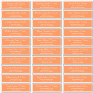 Sticker Adresse du Mariage de script moderne