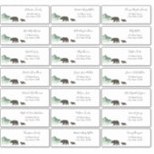 Sticker Adventure commence Baby Guest Adresse Enveloppe (Devant)