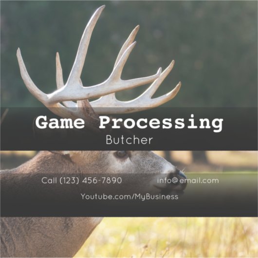 Sticker Adverteren door gamewisselaar (Voorkant)