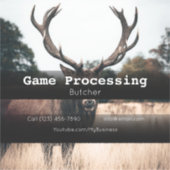 Sticker Adverteren door gamewisselaar (Voorkant)