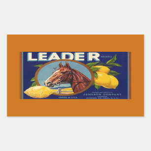 Sticker Adverteren Lemons Lead Race Horse