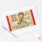 Sticker Adverteren rode kop appels appel (Envelop)