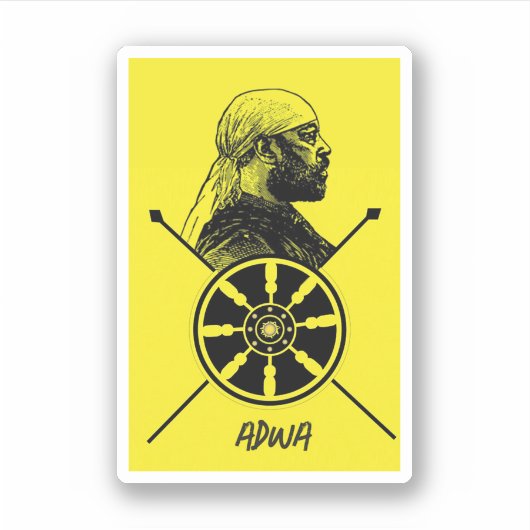 Sticker Adwa Menelik (Devant)