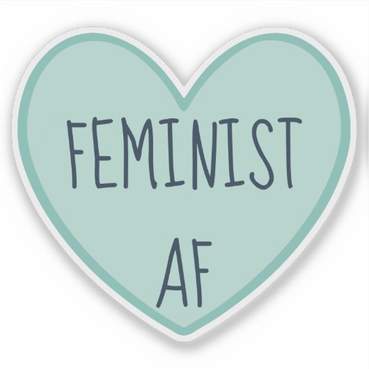 Sticker "AF féministe" (Devant)