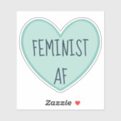 Sticker "AF féministe" (Feuille)