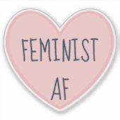 Sticker "AF féministe" (Devant)
