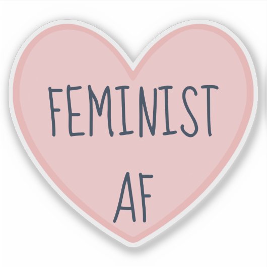 Sticker "AF féministe" (Devant)
