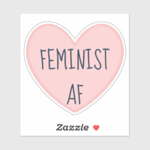 Sticker "AF féministe"